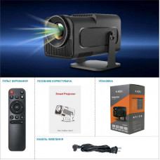 Проєктор AGN HY320 LED projector FullHD 300AL 16:9 H726 1G/8G Android 14 HDMI WiFi BT сірий