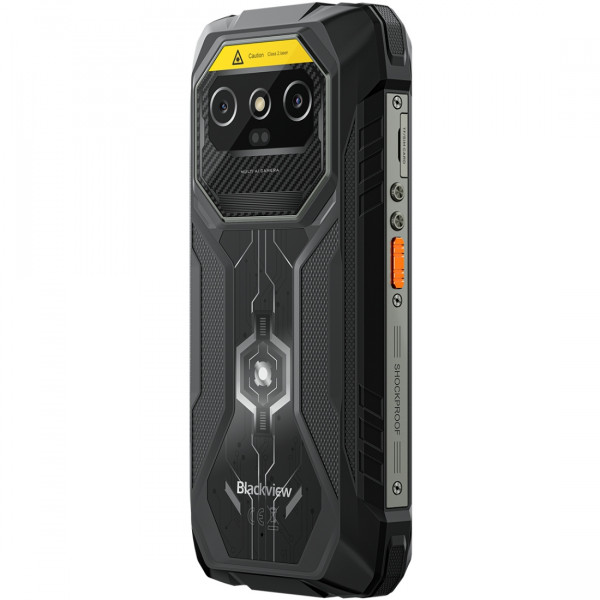 Смартфон Blackview ROCK 1 Pro 6.56" HD+ /8GB/256GB/ G81 /15000mAh / 20+16Мп / 2D Scaner /IP69K/Black