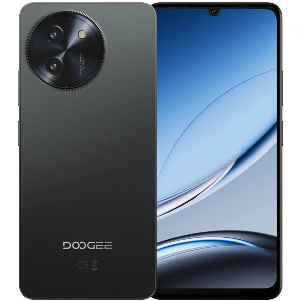 Смартфон Doogee Note 59 6.75" HD+ 120Hz 8/128GB /T8200/ 6250mAh /16+8Мп/ Black