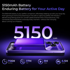 Смартфон Oukitel C6 5G 6.8" HD+ /12GB/512GB/ Dimensity 6300 /5150mAh/ 50+5Мп / Purple