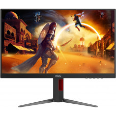 TFT 23.8" AOC 24G4HA, IPS, 200Гц, 2xHDMI, DP, HAS, Pivot, колонки, чорно-червоний