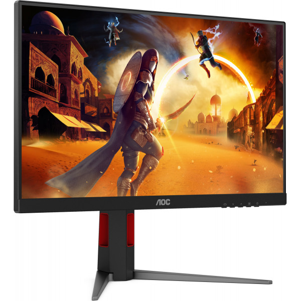 TFT 23.8" AOC 24G4HA, IPS, 200Гц, 2xHDMI, DP, HAS, Pivot, колонки, чорно-червоний