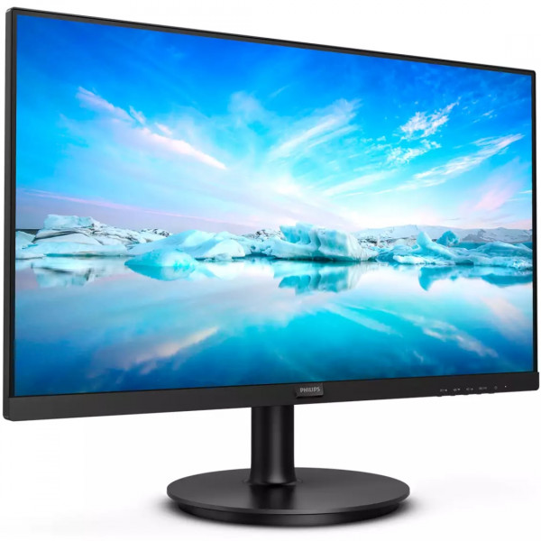 TFT 23.8" Philips 241V8LAB, VA, 100Hz, 1ms, VGA, HDMI, колонки, чорний