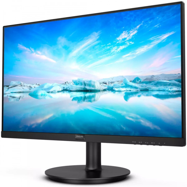 TFT 23.8" Philips 241V8LAB, VA, 100Hz, 1ms, VGA, HDMI, колонки, чорний