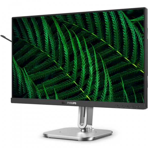 TFT 23.8" Philips 24B2G5301, IPS, 100Гц, HDMI, DP, USB-C, RJ-45, USB-hub,HAS,Pivot, кол.,темно-сірий