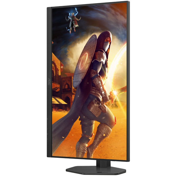 TFT 27" AOC Q27G4ZR, QHD, Fast IPS, 240Hz, 0,3ms, 2xHDMI, DP, HAS, Pivot, кол., чорно-червоний