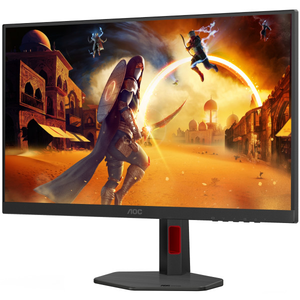 TFT 27" AOC Q27G4ZR, QHD, Fast IPS, 240Hz, 0,3ms, 2xHDMI, DP, HAS, Pivot, кол., чорно-червоний