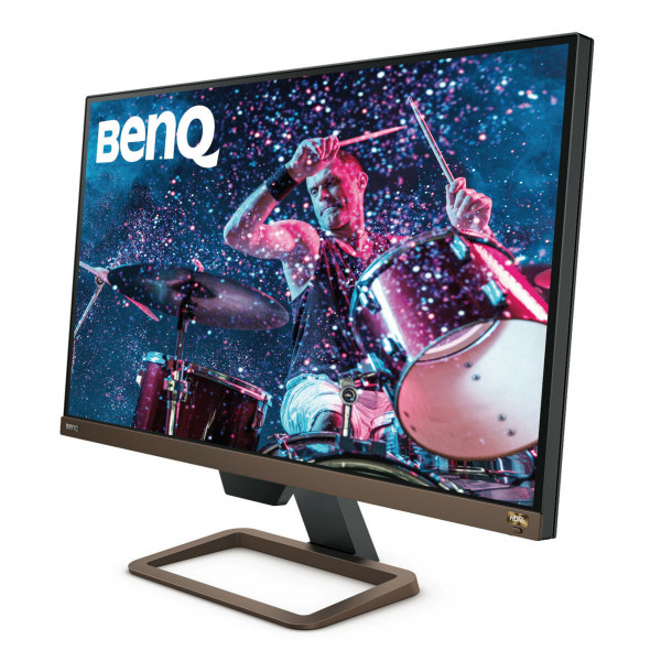 TFT 27" BenQ EW2780U, IPS, 4K UHD, 99% sRGB, HDMI x2, DP, USB Type-C, колонки, коричнево-чорний мета