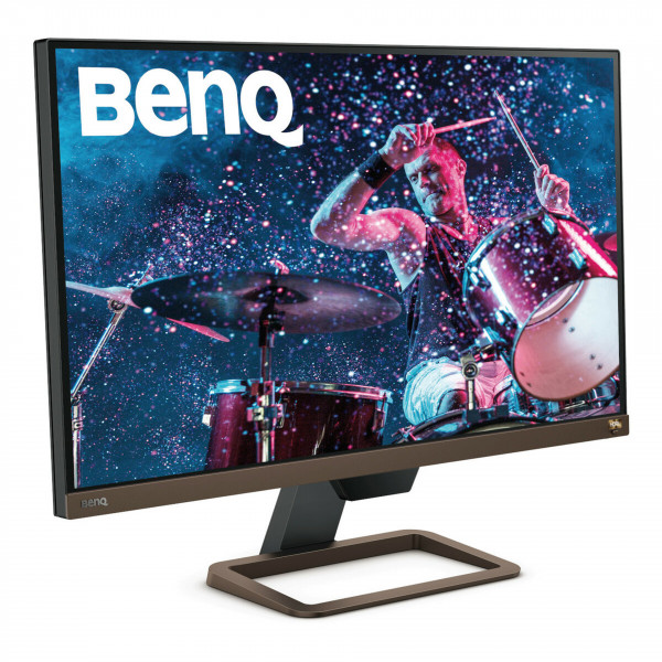 TFT 27" BenQ EW2780U, IPS, 4K UHD, 99% sRGB, HDMI x2, DP, USB Type-C, колонки, коричнево-чорний мета