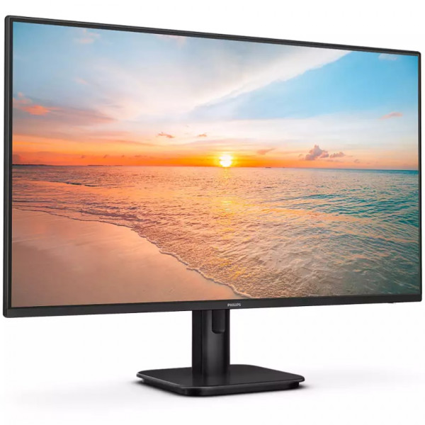 TFT 27" Philips 27E1N1300A, IPS, 100Hz, 1ms, HDMI, USB-C, USB hub, колонки, чорний