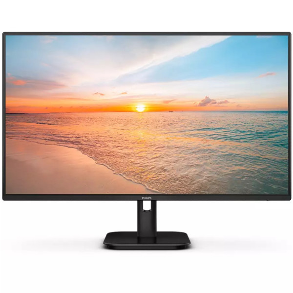 TFT 27" Philips 27E1N1300A, IPS, 100Hz, 1ms, HDMI, USB-C, USB hub, колонки, чорний