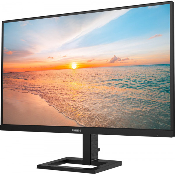 TFT 27" Philips 27E1N1900AE, IPS, 4K UHD, 2xHDMI, USB-C, USB-hub, HAS, колонки, чорний