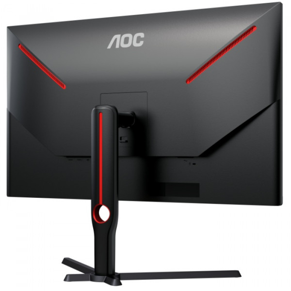 TFT 31.5" AOC U32G3X, 4K UHD IPS 144Гц, 1мс, HDMIx2, DPx2, чорний з червоним