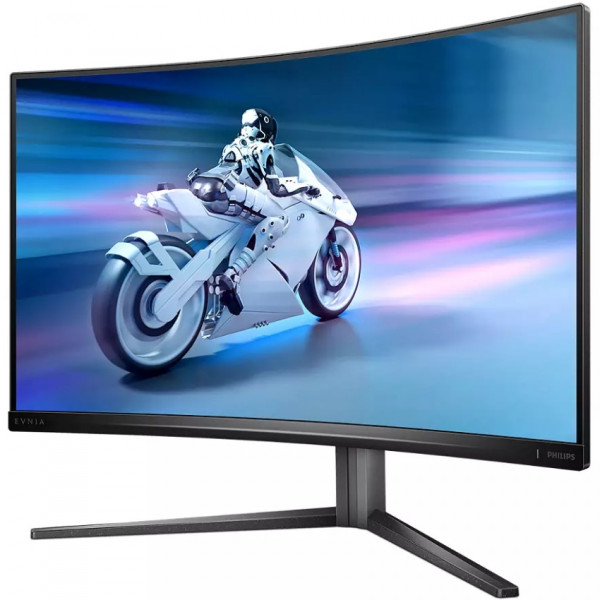 TFT 31,5" Philips 32M2C5500W, QHD, VA, 240Hz, 0,5ms, вигнутий, HDMI, DP, синювато-сірий