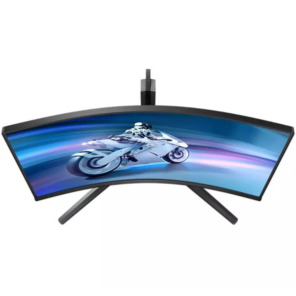 TFT 31,5" Philips 32M2C5500W, QHD, VA, 240Hz, 0,5ms, вигнутий, HDMI, DP, синювато-сірий