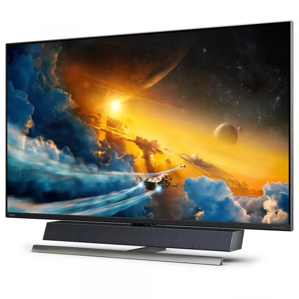 TFT 55" Philips 558M1RY, VA, 4K, DisplayHDR 1000, HDMI 2.0 x 3, DP, USB, колонки, чорний