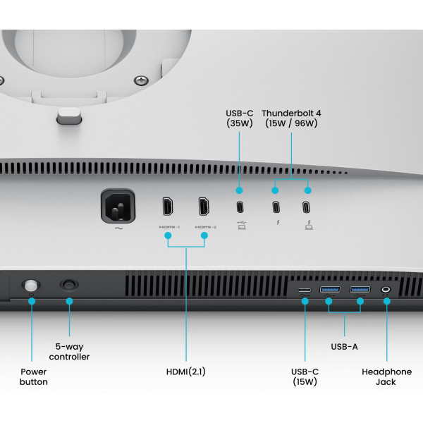 TFT 31.5" BenQ MA320UG, IPS, 4K, 120Hz, 2хHDMI, USB-C, HAS, Pivot, кол., сріблясто-сірий