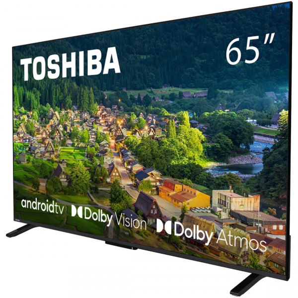 TV 65 Toshiba 65UA2363DG UHD/LED/T2/Android 11/2 x 12W/Dolby Digital/HDMI/Wi-Fi/VESA 400 x 200 M4/Bl