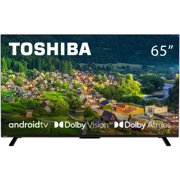 TV 65 Toshiba 65UA2363DG UHD/LED/T2/Android 11/2 x 12W/Dolby Digital/HDMI/Wi-Fi/VESA 400 x 200 M4/Bl