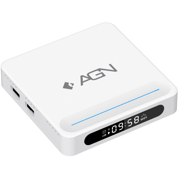 TV Медіаплеєр AGN Media Box Cinema 4/32Gb/Allwinner H618/ Android 14/ WiFi 2.4G+5G/LAN:100M/ BT 5.4