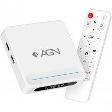 TV Медіаплеєр AGN Media Box Cinema 4/32Gb/Allwinner H618/ Android 14/ WiFi 2.4G+5G/LAN:100M/ BT 5.4
