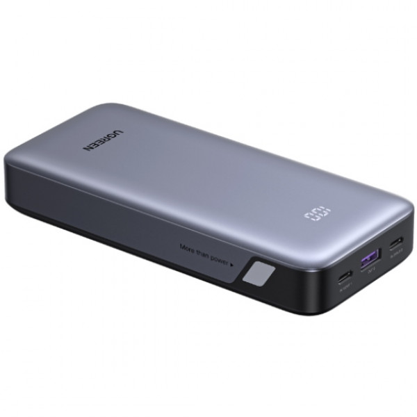УМБ Ugreen 20000mAh 30W PD/QC, USB-A, 2xUSB-С (PB532) Gray