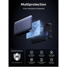 УМБ Ugreen 20000mAh 30W PD/QC, USB-A, 2xUSB-С (PB532) Gray