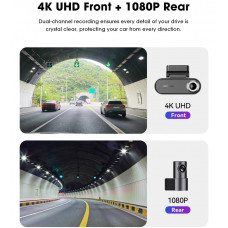 Відеореєстратор DDPAI Dashcam N5 2026 + камера заднього виду
