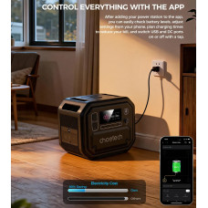 Зарядна станція Choetech BS064 2500Вт (2160Вт/г) AC,LiFePo4,MPPT, UPS, PD100 Вт