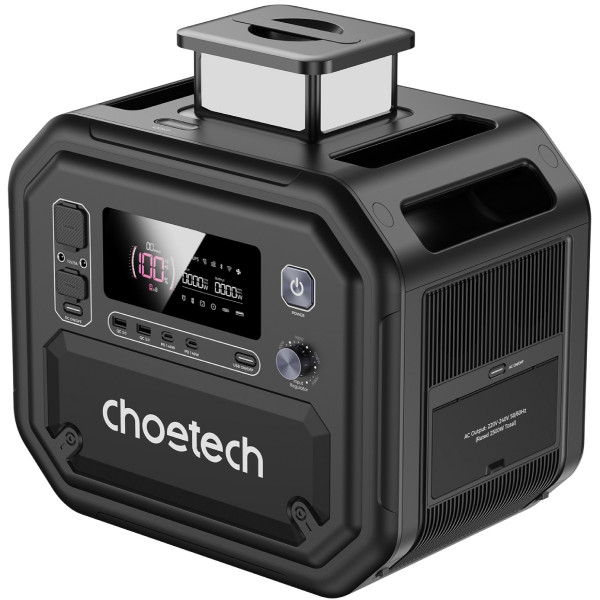 Зарядна станція Choetech BS064 2500Вт (2160Вт/г) AC,LiFePo4,MPPT, UPS, PD100 Вт