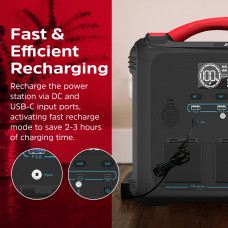 Зарядна станція Energizer 1200Вт (1102Вт/г) 3xAC, LMFP,MPPT,USB-C PD 100Вт