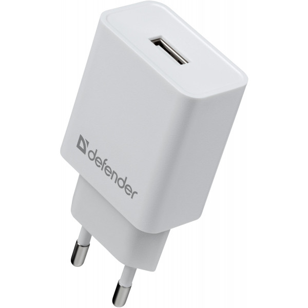 Зарядний пристрій 1xUSB 11W 2.1A UPA-21 білий Defender