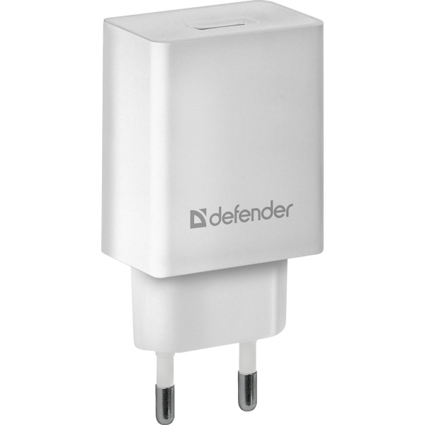 Зарядний пристрій 1xUSB 11W 2.1A UPA-21 білий Defender