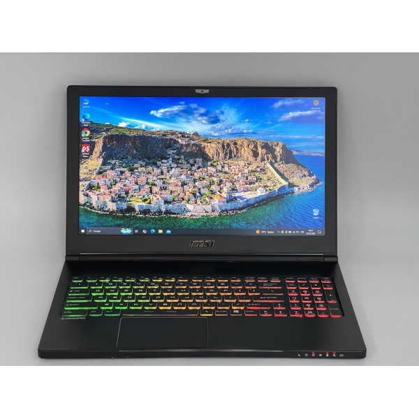 Ноутбук MSI GS63VR 6RF Stealth Pro, i7-7700HQ, 16 GB, 480 GB, NVIDIA GeForce GTX 1060, 1920x1080, TN  БУ