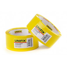 Стрічка клейка пакувальна жовта 45мм 200 SKW-5400266 UNIFIX