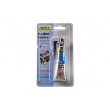 Герметик прокладок силіконовий високотемпературний прозорий 32г UNIFIX