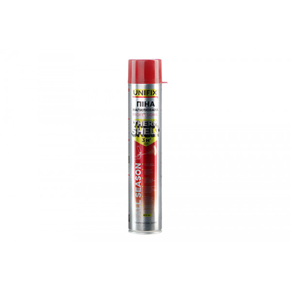 Піна професійна напилювана Thermshelt 870мл UNIFIX