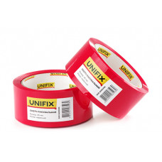 Стрічка клейка пакувальна червона 45мм 200 SKR-5400266 UNIFIX