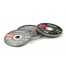 Диск відрізний пометалу в кейсі 125х1.0х22.2мм (10шт в кейсі) APRO