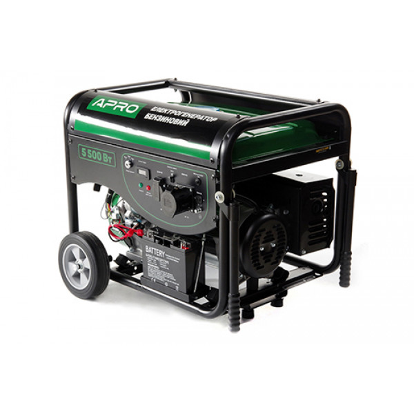 Генератор бензиновий 4-х тактний GG-50Е 5.0/5.5 кВт (електро запуск) APRO