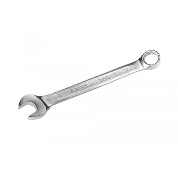 Ключ ріжково-накидний CrV 17мм (холодний штамп DIN3113) APRO
