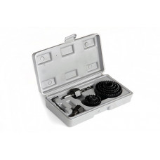 Набір кільцевих пил 11 предметів, глибина 25мм (19/22/29/32/38/44/51/64) APRO