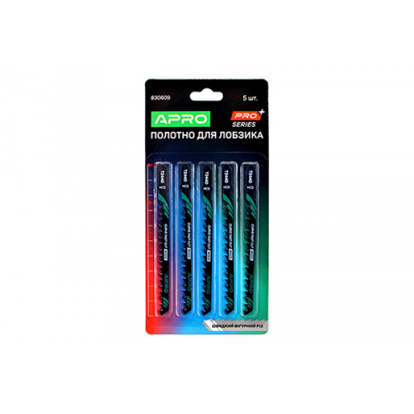 Полотно для лобзика (дерево) 100/75мм 4 мм 6TPI швидкий фігурний T244D APRO