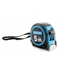 Рулетка обгумована з магнітом 5 м х 19 мм APRO