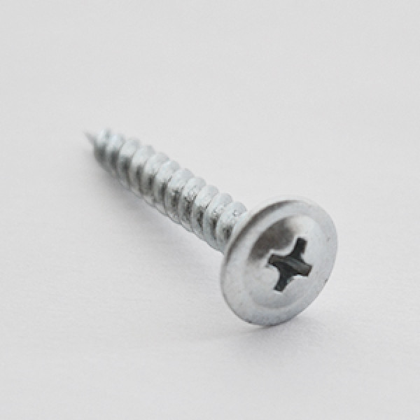 Саморіз з прес-шайбою 4,2*25 гострий цинк білий (ящ. 6000шт) APRO