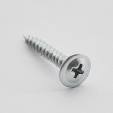 Саморіз з прес-шайбою 4,2*25 гострий цинк білий (ящ. 6000шт) APRO