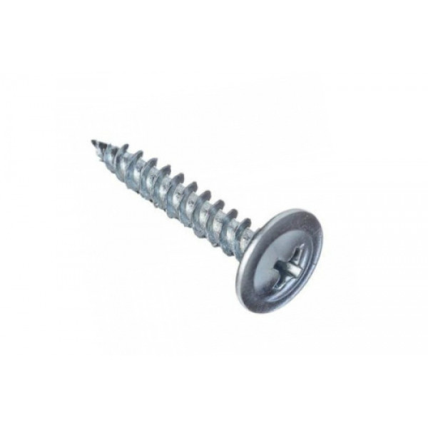 Саморіз з прес-шайбою 4,2*51 гострий цинк білий (пач 100шт) APRO