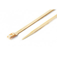 Стяжка кабельна з низьким профілем замку 8x400 бежевий (100шт) APRO