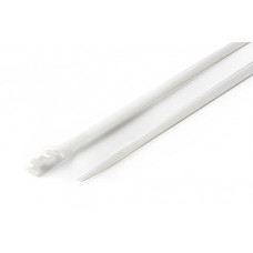 Стяжка кабельна з низьким профілем замку 8x400 біла (100шт) APRO