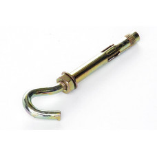 Анкер з кожухом і гайкою з C-гаком М8/10*80 цинк жовтий (пач 5шт) APRO